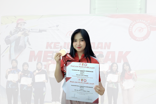 Mahasiswi Universitas Yatsi Madani Raih Prestasi di Kejuaraan Menembak Nasional Arwana Ceramics Cup 2026