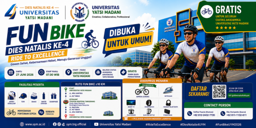 FUN BIKE DIES NATALIS KE-4 UNIVERSITAS YATSI MADANI